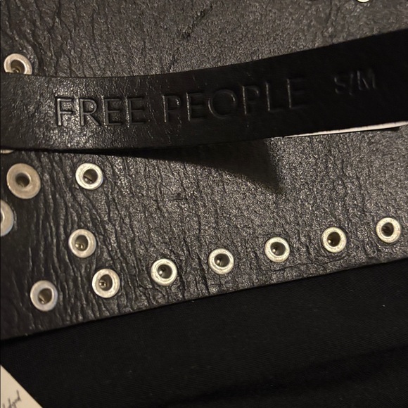 Free People Jagger Hip Belt Black With Studs Size S/M - Picture 7 of 14